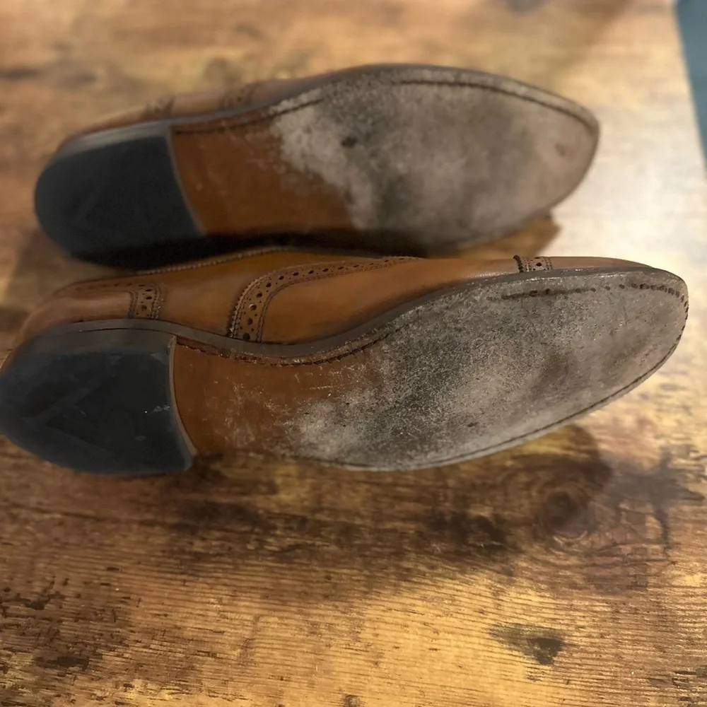 Allen Edmonds Two-Tone Brown Brogue Oxfords